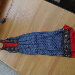 Blue and White Maxi dress from Evereve